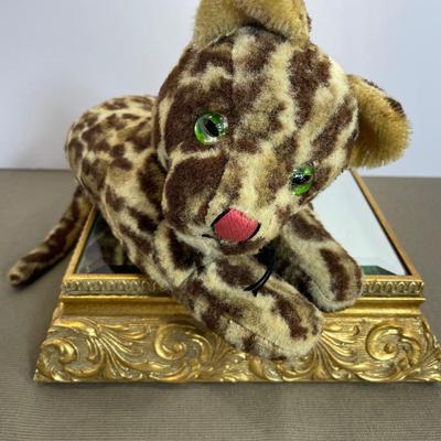 Vintage Leopard stuffed Animal Toy