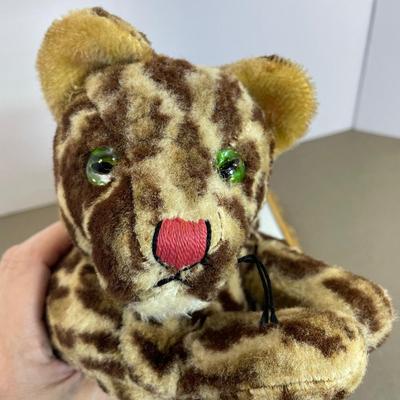 Vintage Leopard stuffed Animal Toy