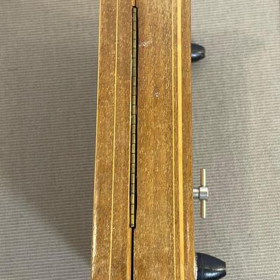 Vintage Wood Inlay Italian Music Box