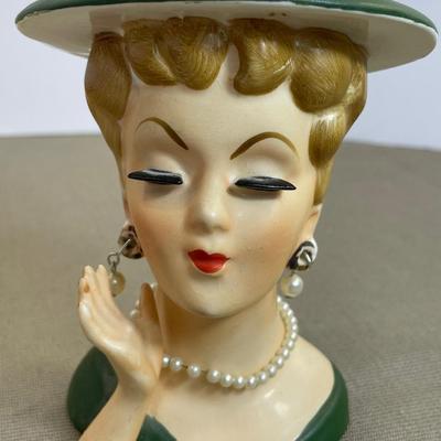 Vintage 1950’s Lady Head Vase