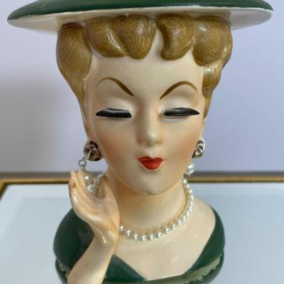 Vintage 1950’s Lady Head Vase