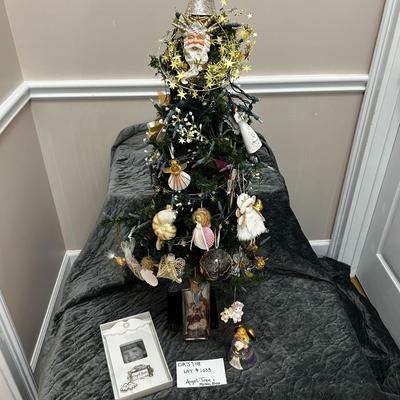Christmas Tree and Ornaments Lot 1033