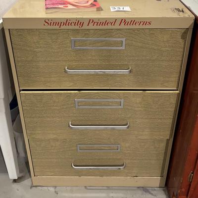 Vintage Simplicity Pattern Cabinet