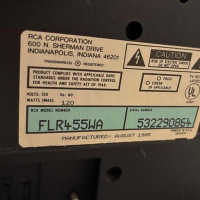 RCA TV and Rabbit Ears