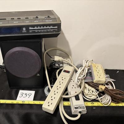 Speaker, Radio and Cords