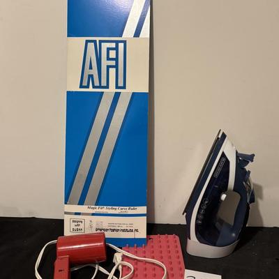 Iron and Sewing Lot