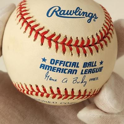 Brian Roberts Baltimore Orioles OMLB Signed Autographed Baseball In Collectors Case