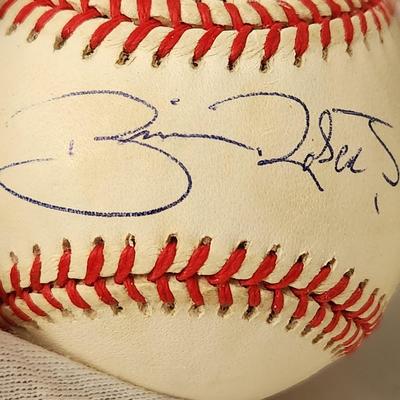 Brian Roberts Baltimore Orioles OMLB Signed Autographed Baseball In Collectors Case