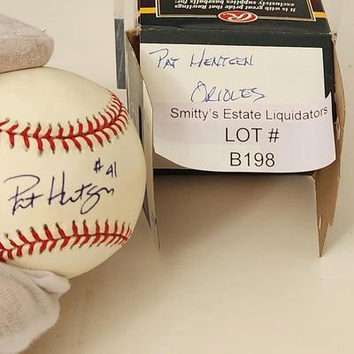 Pat Hentgen #41 Orioles OMLB Signed Autographed Baseball In Collectors Case