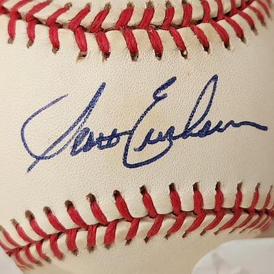 Scott Erickson Baltimore Orioles OMLB Signed Autographed Baseball In Collectors Case