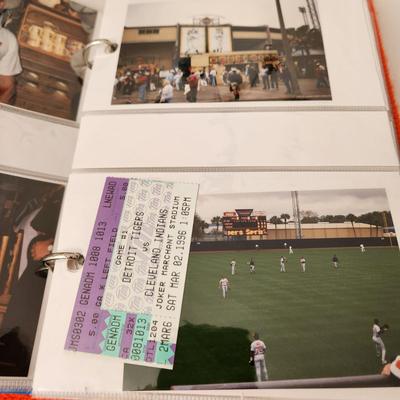 Owners Photo Album of his travels getting Autographs, Stadiums, Players, President Clinton , Cal Ripken