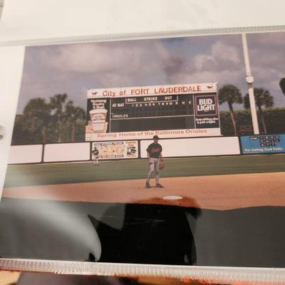 Owners Photo Album of his travels getting Autographs, Stadiums, Players, President Clinton , Cal Ripken