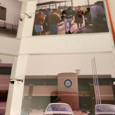 Owners Photo Album of his travels getting Autographs, Stadiums, Players, President Clinton , Cal Ripken