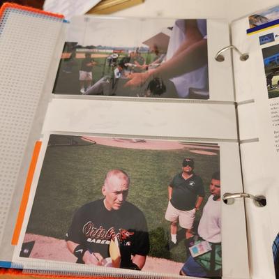 Owners Photo Album of his travels getting Autographs, Stadiums, Players, President Clinton , Cal Ripken