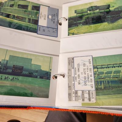 Owners Photo Album of his travels getting Autographs, Stadiums, Players, President Clinton , Cal Ripken