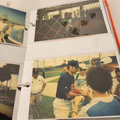 Owners Photo Album of his travels getting Autographs, Stadiums, Players, President Clinton , Cal Ripken