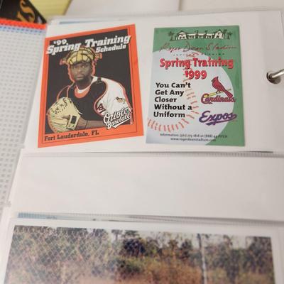 Owners Photo Album of his travels getting Autographs, Stadiums, Players, President Clinton , Cal Ripken