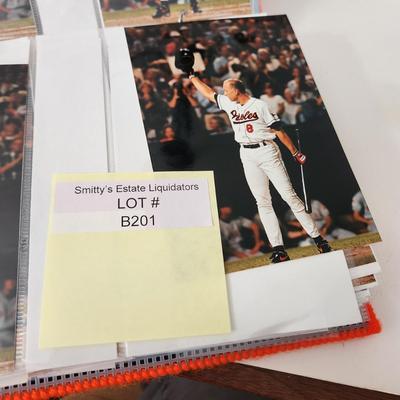 Owners Photo Album of his travels getting Autographs, Stadiums, Players, President Clinton , Cal Ripken