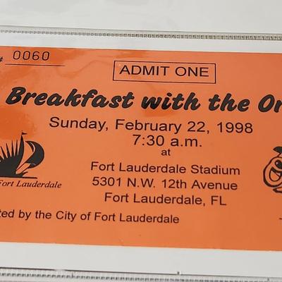 Owners Photo Album of his travels getting Autographs, Stadiums, Players, President Clinton , Cal Ripken
