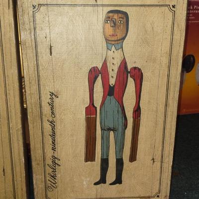 Set of 2 Vintage Primitive Art Prints