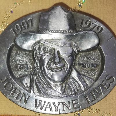 "The Duke" John Wayne Belt Buckle