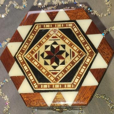 Vintage Parquetry Box