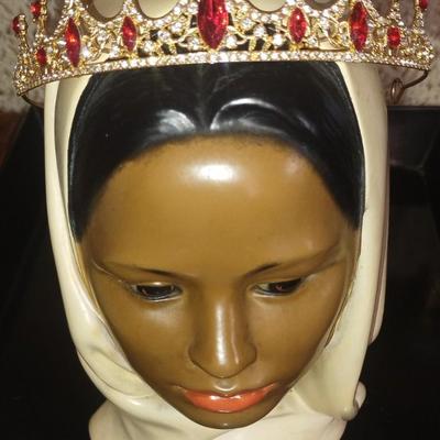 Metal & Rhinestone Tiara