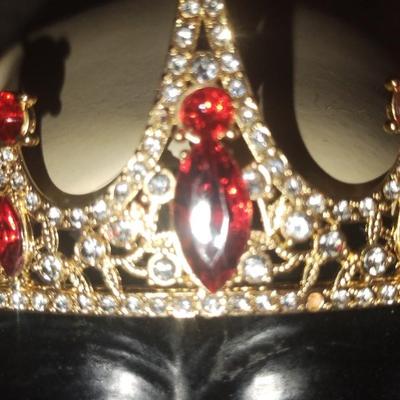 Metal & Rhinestone Tiara