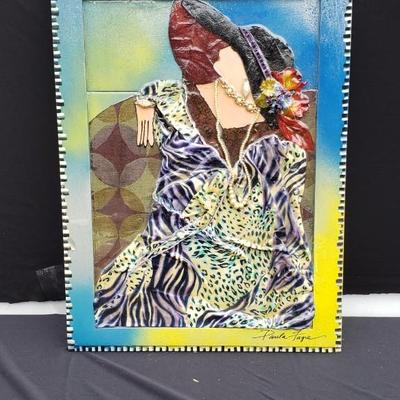 Framed Lady Art