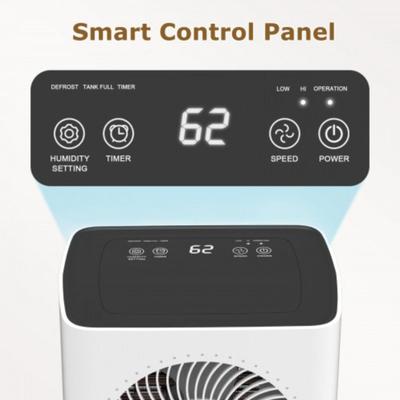 POYANK 30 Pint Dehumidifier, 2500 Sq.Ft Dehumidifier w/Drain Hose, 0.59 Gallon Water Tank, Overflow Protection, 2 Fan Speeds, Auto...