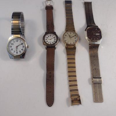Collection of Men's Wrist Watches- Not Currently Running (#63)