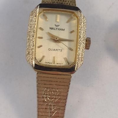 Collection of Ladies Gold Tone Wrist Watches- Not Currently Running (#64)