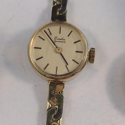Collection of Ladies Gold Tone Wrist Watches- Not Currently Running (#64)
