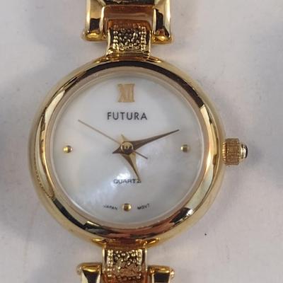 Collection of Ladies Gold Tone Wrist Watches- Not Currently Running (#64)