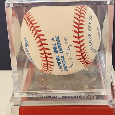 Ben Grieve A's OMLB Signed Autographed Baseball In Collectors Case
