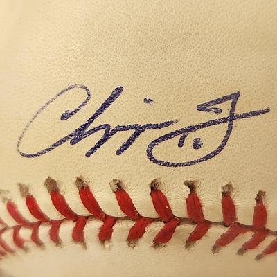 Chipper Jones Braves OMLB Signed Autographed Baseball In Collectors Case