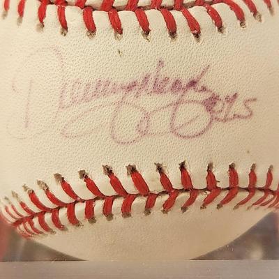 Denny Neagle Braves OMLB Signed Autographed Baseball In Collectors Case
