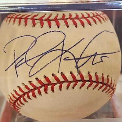 Paul Konerko Dodgers OMLB Signed Autographed Baseball In Collectors Case