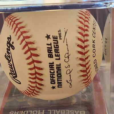Mark Grace Cubs OMLB Signed Autographed Baseball In Collectors Case