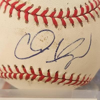 Cliff Floyd Expos OMLB Signed Autographed Baseball In Collectors Case
