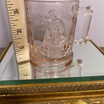 Pink Depression Glass Humpty Dumpty Mug