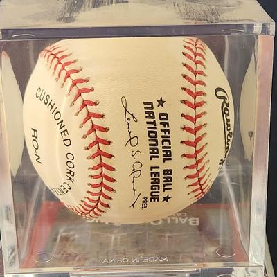 Ken Caminiti OMLB Signed Autographed Baseball In Collectors Case