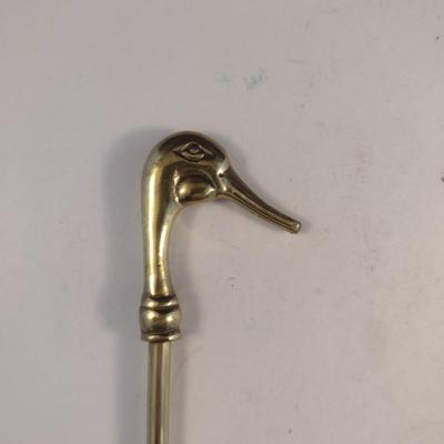 Brass Duck Design Shoe Horn- Approx 9 1/2" Long