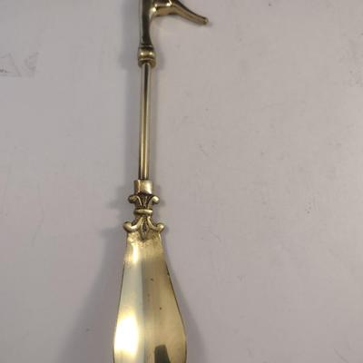 Brass Duck Design Shoe Horn- Approx 9 1/2" Long
