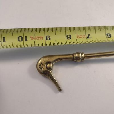 Brass Duck Design Shoe Horn- Approx 9 1/2" Long