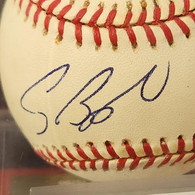 Craig Biggio Astros OMLB Signed Autographed Baseball In Collectors Case