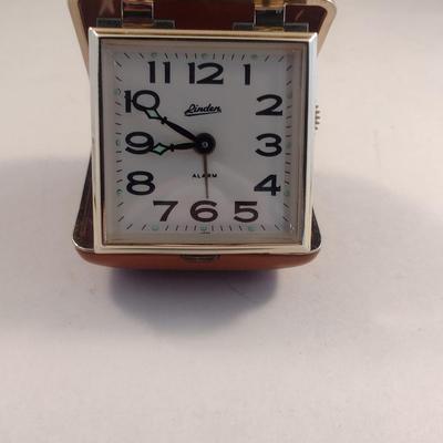 Linden Wind-Up Travel Alarm Clock