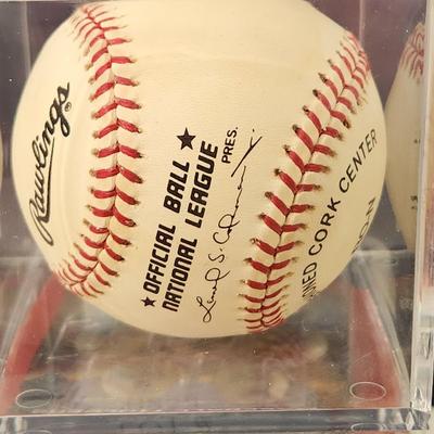 Graham Lloyd Expos OMLB Signed Autographed Baseball In Collectors Case