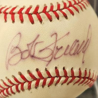 Bob Friend Pirates OMLB Signed Autographed Baseball In Collectors Case