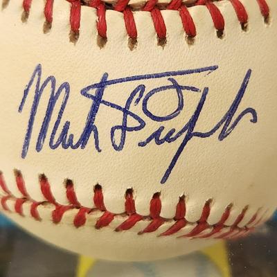 Mark Fidrych Tigers OMLB Signed Autographed Baseball In Collectors Case
